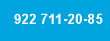 922 711-20-85 922 711-20-85